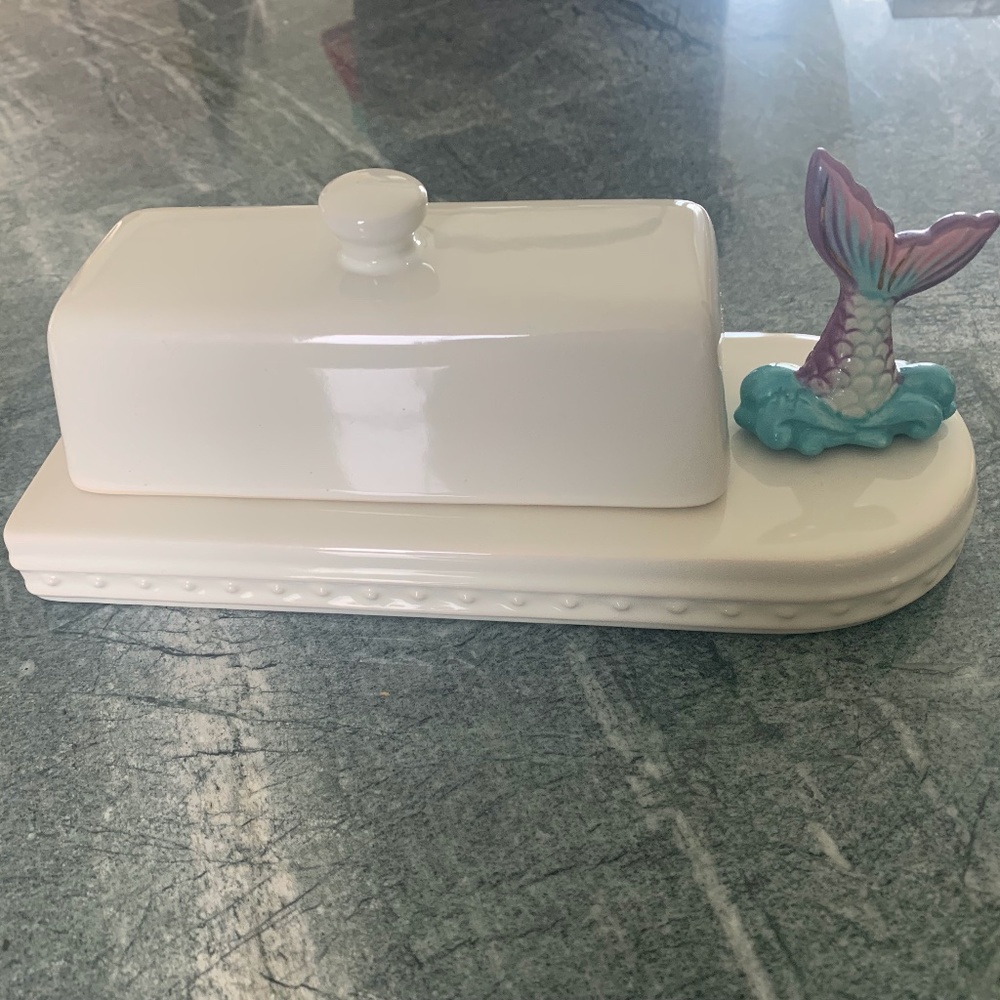 Nora Fleming butter dish